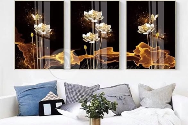 Tranh ghép treo tết 