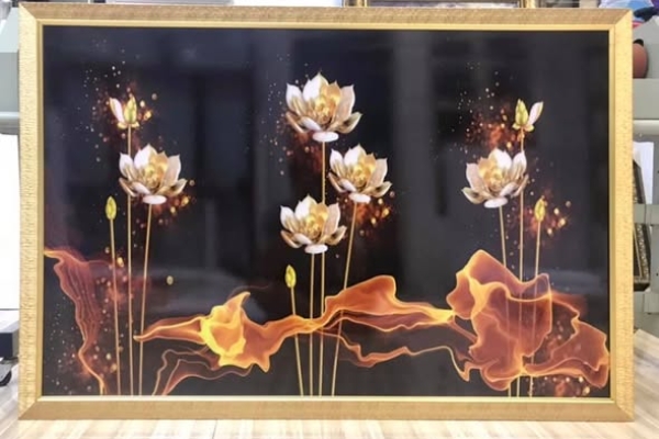 Tranh ghép treo tết 