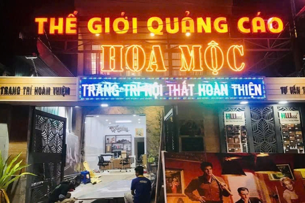 THI CÔNG BẢNG HIỆU QUẢNG CÁO 